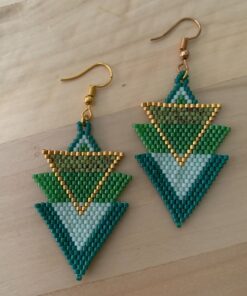 πράσινα σκουλαρίκια