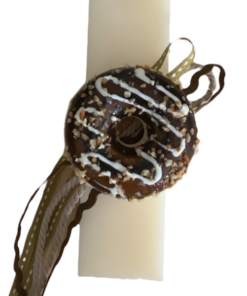 λαμπάδα donut καφέ