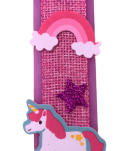 λαμπάδα unicorn λιλά