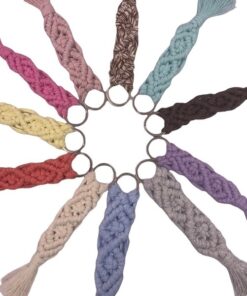 μακραμέ μπρελόκ