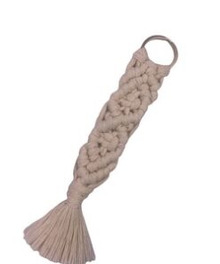 λαμπάδα μακραμέ μπρελόκ