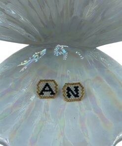 σκουλαρίκια μονόγραμμα