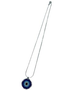 evil eye κολιέ ασημί