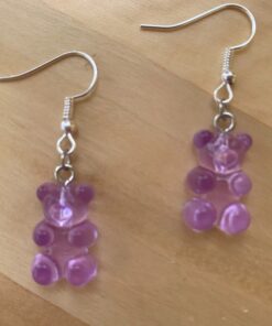 αρκουδάκια transparent λιλά