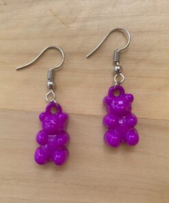 αρκουδάκια μωβ