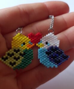 κολιέ ερωτευμένα παπαγαλάκια