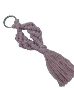 μακραμέ μπρελόκ φύλλο σάπιο μήλο