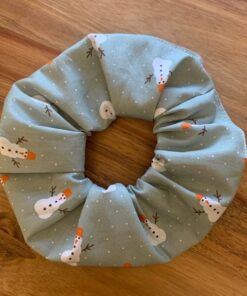 scrunchies χιονάνθρωπος