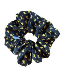 μαϊμουδάκια σατέν scrunchie