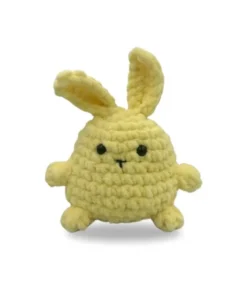 πλεκτό κουνελάκι κίτρινο