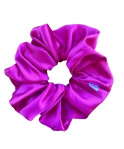 σατέν scrunchie magenta