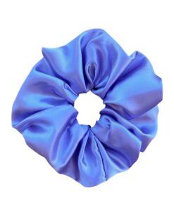 σατέν scrunchie λιλά