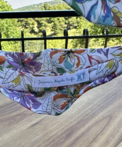 στέκα μαλλιών πολύχρωμα λουλούδια