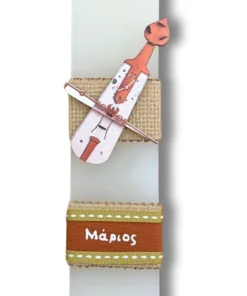 λαμπάδα Κρητική Λύρα με όνομα