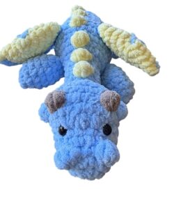 πλεκτό amigurumi δράκος