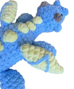 πλεκτό amigurumi δράκος