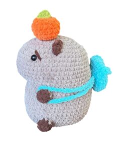 πλεκτό capybara amigurumi