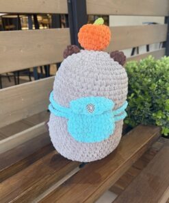 πλεκτό capybara amigurumi
