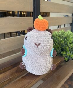 πλεκτό capybara amigurumi